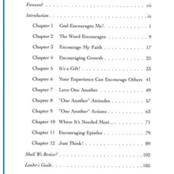 Bible Study Series Book - Encouraging One Another - Picture 3 of 11